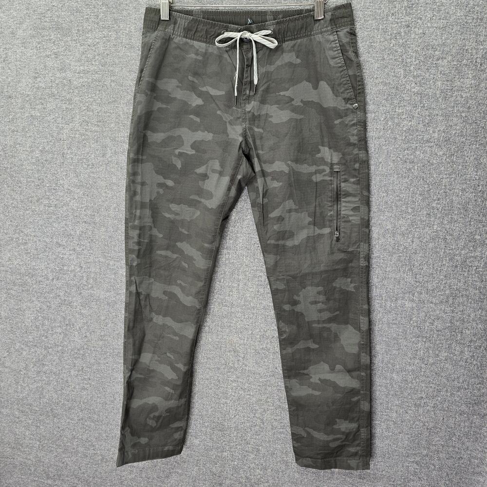 VUORI CLIMBER RIPSTOP CAMO WOMENS PANTS, SIZE M